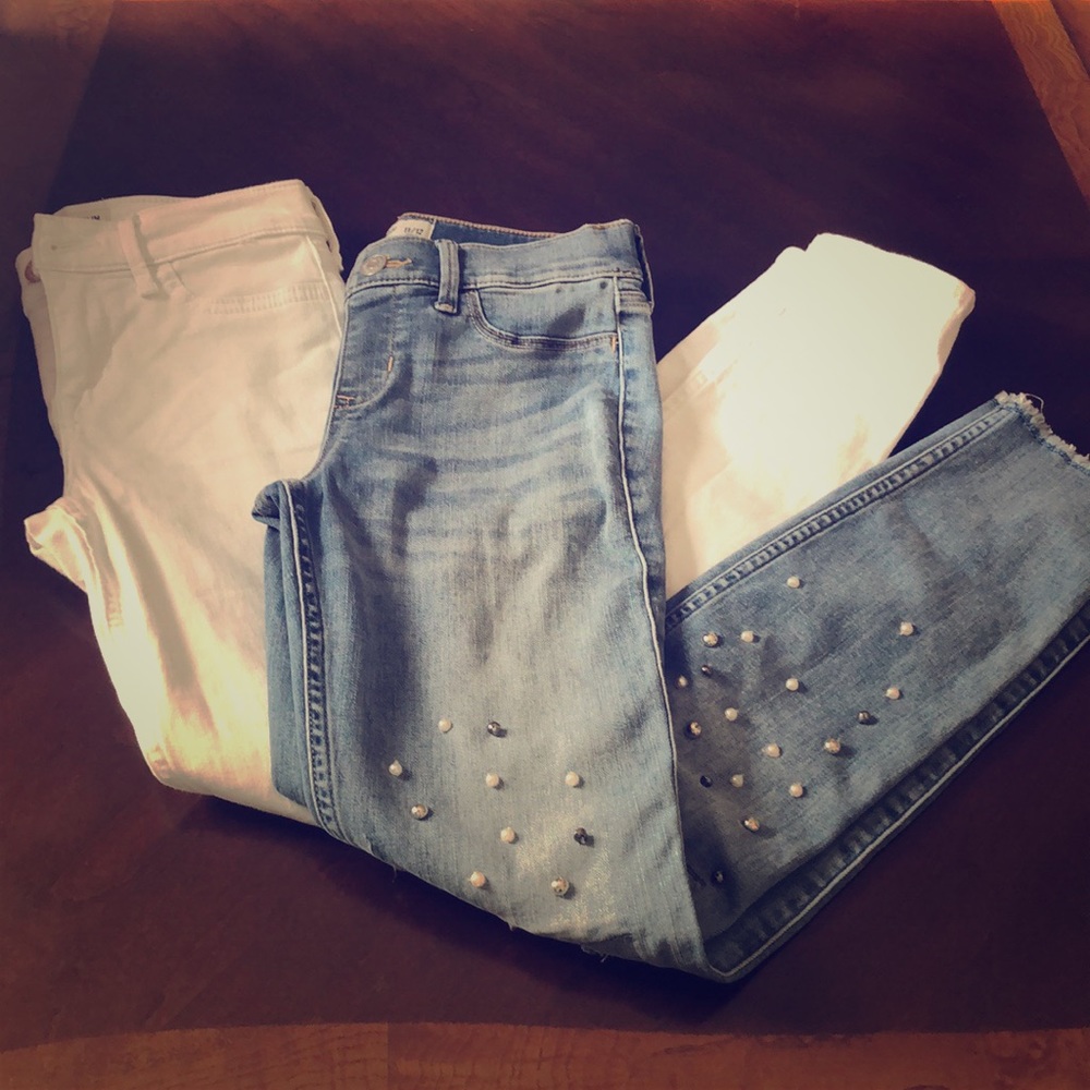 abercrombie kids  pair of  jeans   size 11/12